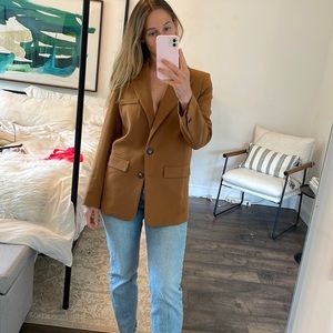 Oversized boyfriend blazer
